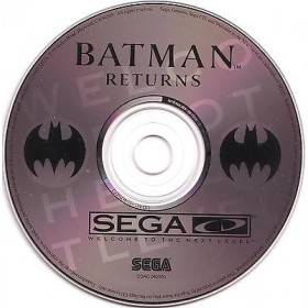 Batman Returns for the Sega CD - Disk in Clear Case