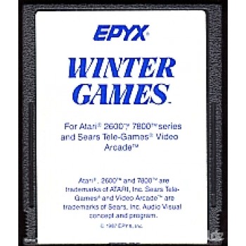 Atari 2600 Winter Games Pre-Played - ATARI