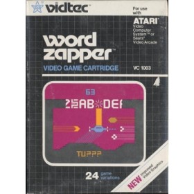 Atari 2600 Word Zapper Pre-Played - ATARI