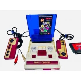 Original Famicom Nintendo Game Console - Famicom AV Modded w/Cartridge Adapter*