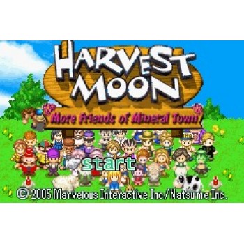Harvest Moon More Friends of Mineral Town GameBoy Advance*