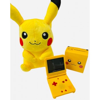 Pikachu SP with Box - Gameboy Advance SP Pikachu Boxed*