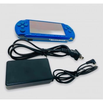 Blue PSP 3000 w/Box Bundle Complete - Modded Custom Firmware (CFW)