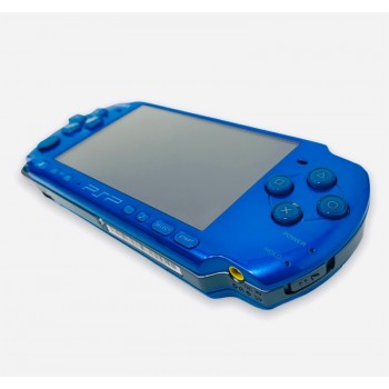 Blue PSP 3000 w/Box Bundle Complete - Modded Custom Firmware (CFW)