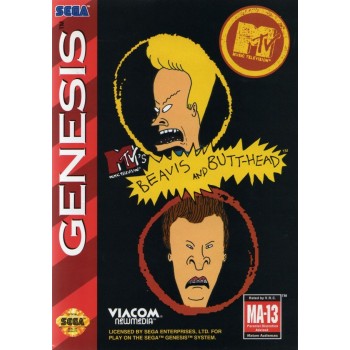 Sega Genesis Beavis and Butt-head Pre-Played - GENESIS