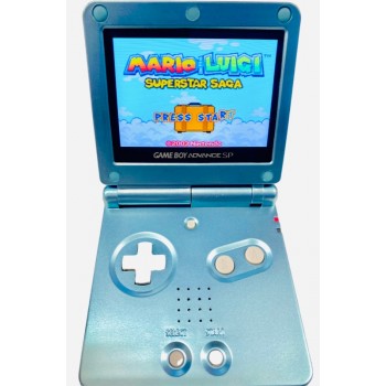 Gameboy Advance SP - New Upgraded Limited Edition SP Pearl Blue Bundle