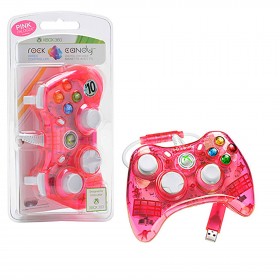 Pink Xbox 360 Rock Candy Controller by PDP