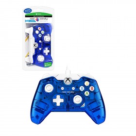 Xbox One Wired Rock Candy Controller w/3.5mm Jack - Blueberry Boom (PDP)