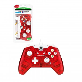 Rock Candy Xbox One Wired Controller w/3.5mm - Red Cherry (PDP)