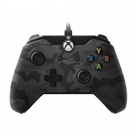 Xbox One - Controller - Wired - 3.5mm Black Camo (PDP)