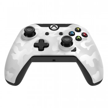 Xbox One - Controller - Wired - 3.5mm White Camo (PDP)