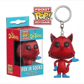 Toy - Pocket POP Keychain- Vinyl Figure - Dr. Seuss - Fox in Socks