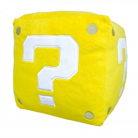 Mario Coin Box Stuffed Pillow Super Mario Coin Box Plush Pillow