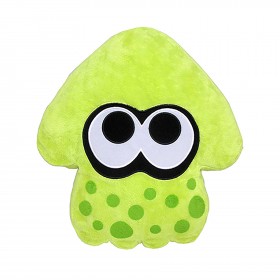 Toy - Splatoon - Plush - Green Squid Pillow (Nintendo)