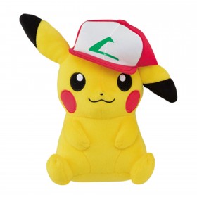 Toy - Plush - Pokemon - 10" Pokemon The Movie Vol1 - Pikachu with Gen1 Hat