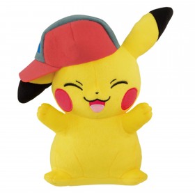 Toy - Plush - Pokemon - 10" Pokemon The Movie Vol2 - Pikachu with Gen3 Hat