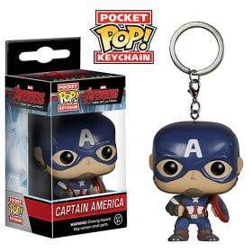 Toy - Pocket POP Keychain- Vinyl Figure - Avengers: Age Of Ultron - Captain America (Marvel)