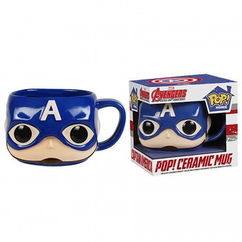 Novelty - POP - Ceramic Mugs - Captain America (Marvel)