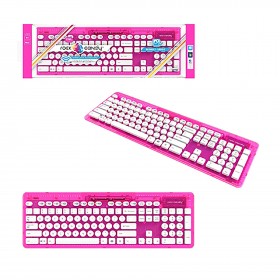 PC - Keyboard - Rock Candy - Wireless Keyboard - Pink Paloozza (PDP)