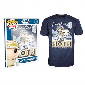 Novelty - Funko - T-Shirt - POP - Size XL - Star Wars - Visit Hoth Poster
