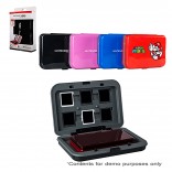 3ds/3ds Xl/dsi/dslite Case Hard Case Assorted -solid Blue Black Pink With Red Mario Ds Universal (power A) 4pcs 617885958496