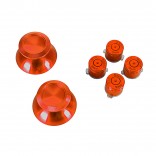 PS4 Red Aluminum Buttons&Analog Sticks
