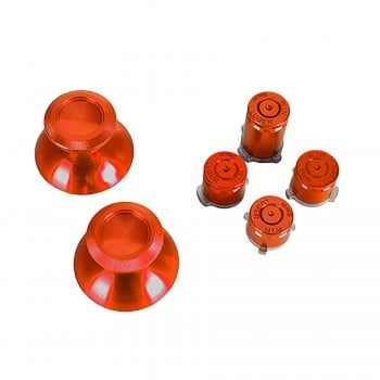 Xbox One Repair Red Aluminum Buttons&Analog Sticks