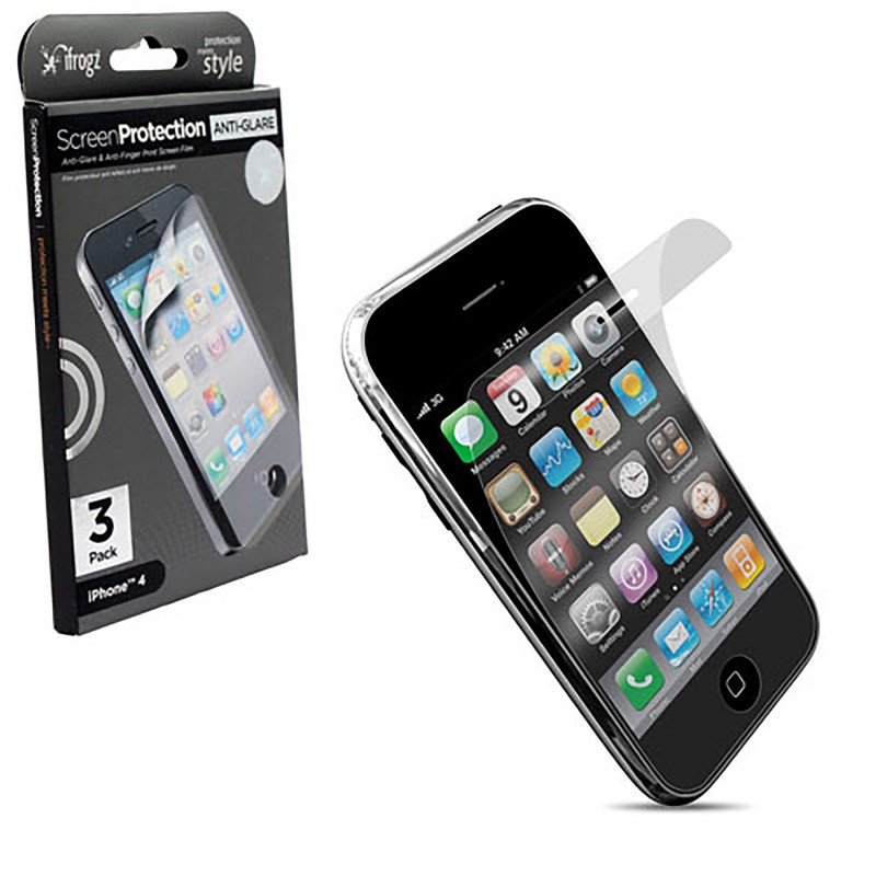 iFrogz IP4GSP3-MIR iPhone 4G 3 Pack Mirrored Screen Pro 