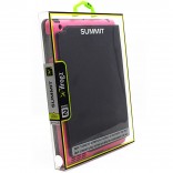 iPad 2 - Case - Summit - Black with Pink Snap in Shell (iFrogz)