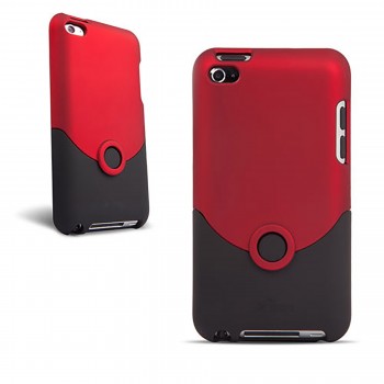 iPod - Touch 4G - Case - Luxe Original - Red/Black (iFrogz)
