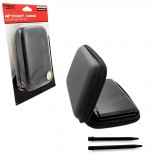 3DS - Case - Airfoam Case & Dual Stylus Pen Set - DSi/DSL Compatible (Black) (KMD)