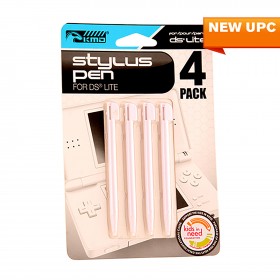 DS Lite White Stylus Pen Set 4 Pack