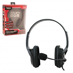 PS3&PS4 Live Pro Gamer Headset w/Mic in Black Large
