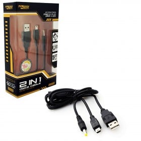 Universal Cable 2-in-1 Data Recharge Cord for PS3/PSP/USB (KMD)