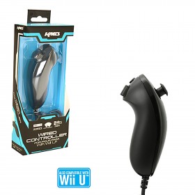 Wii/Wii U Wired Nunchuk in Black (KMD)