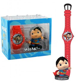 Toy - Little Mates - Whak! Watch and Figurine -Superman (DC Universe)