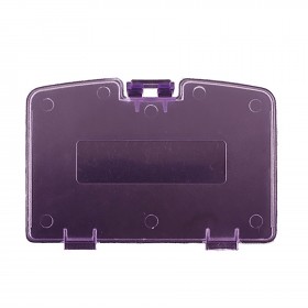 GBC - Repair Part - Battery Door Cover - Clear Atomic Purple (TTX Tech)