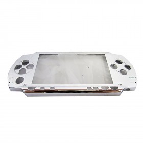 PSP 1000 - Repair Part - Metallic Faceplate - FRONT SHELL ONLY - Pearl White (Third Party)