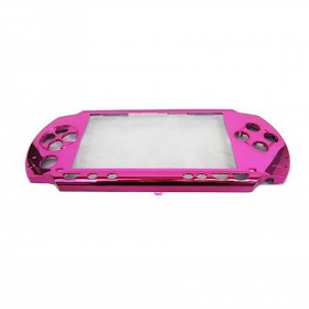 PSP 1000 - Repair Part - Metallic Faceplate - FRONT SHELL ONLY - Hot Pink (Third Party)
