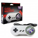 SNES - Controller - Wired - Classic Style - Grey - Retail Packaging (TTX Tech)