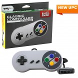 SNES - Controller - Wired - Super Famicom Style - Grey - Retail Packaging (TTX Tech)