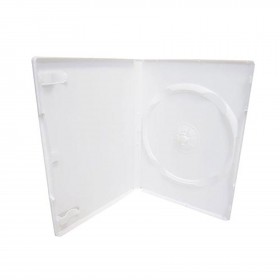 Universal - Media Package - DVD Case - Single - 14MM - White (Third Party)