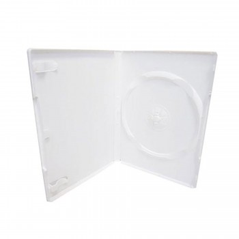 Universal - Media Package - DVD Case - Single - 14MM - White (Third Party)