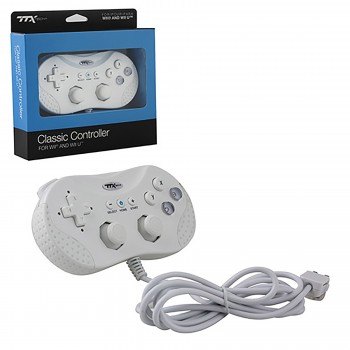 Wii/Wii U - Controller - Classic - White (TTX TECH)