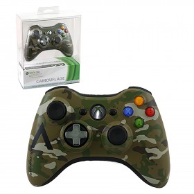Xbox 360 - Controller - Wireless - Camo - Limited Edition - Green (Microsoft)
