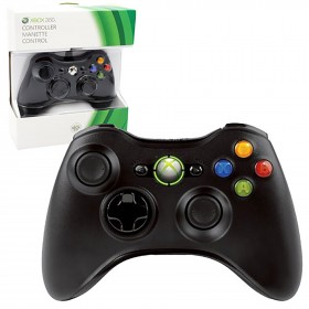 Xbox 360 - Controller - Wired - Black (Microsoft)