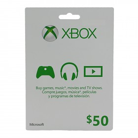 Xbox 360 - Xbox One - Subscription Card - Xbox Live - $50 (Microsoft)