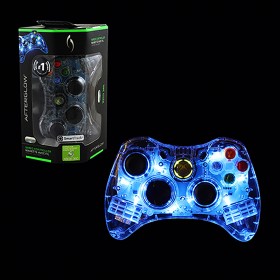 Xbox 360 - Controller - Wired - Microsoft Afterglow - Blue (PDP)