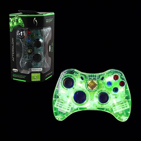 Xbox 360 - Controller - Wired - Microsoft Afterglow - Green (PDP)