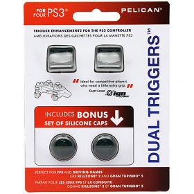 PS3 - Dual Pack Triggers - 2 Pack - With 2 Bonus Caps (PDP)